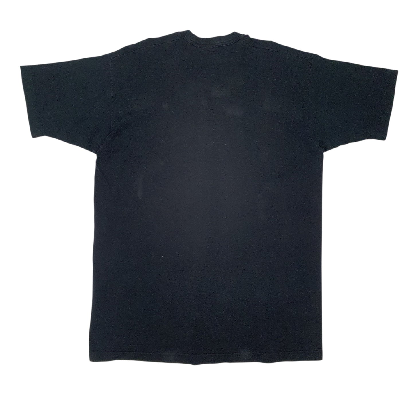 Mens Black X-AM Vintage 90s Warner Bros Quarter Zip T Shirt