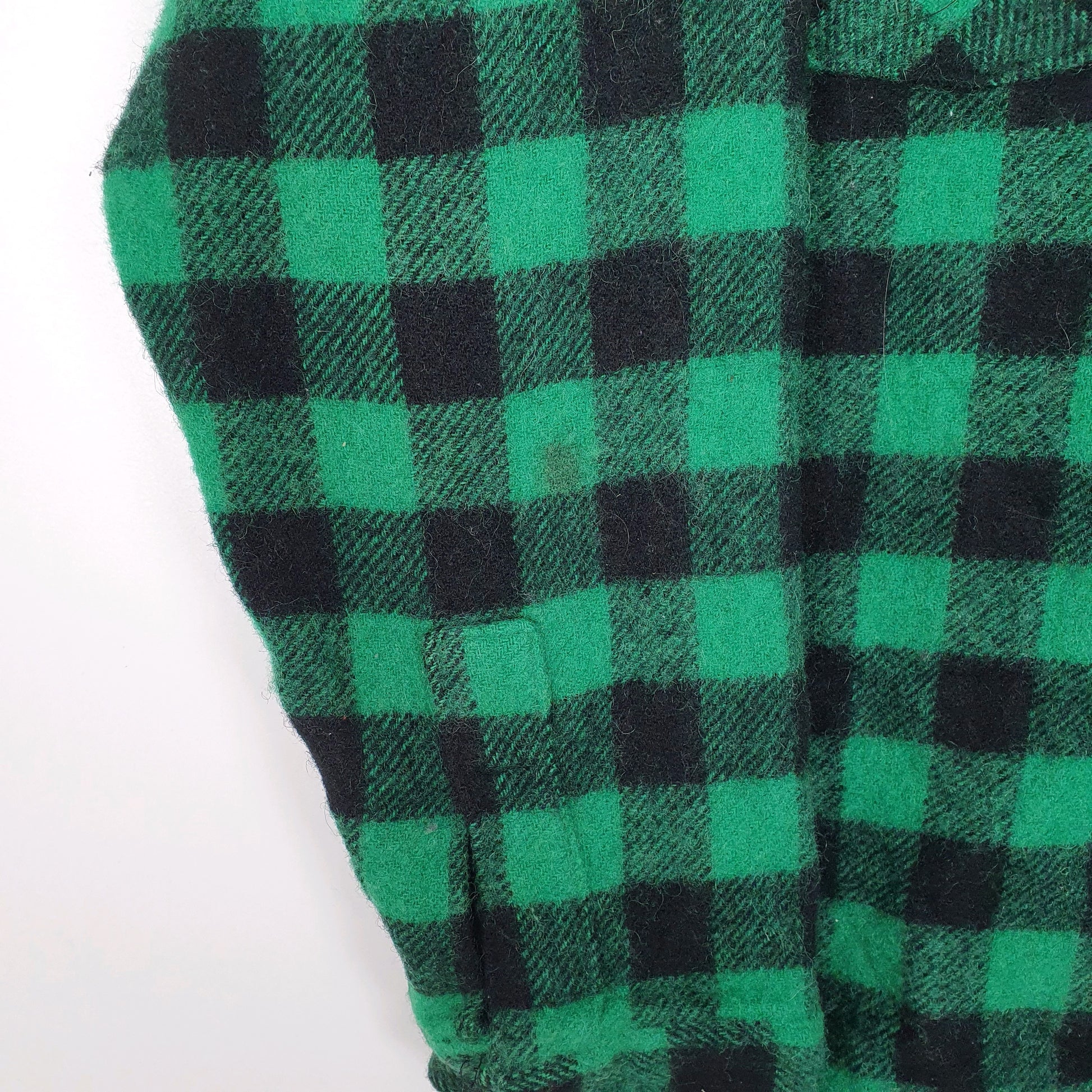 Mens Green Woolrich Thick Cruiser Mackinaw Vintage 90s  Shirt