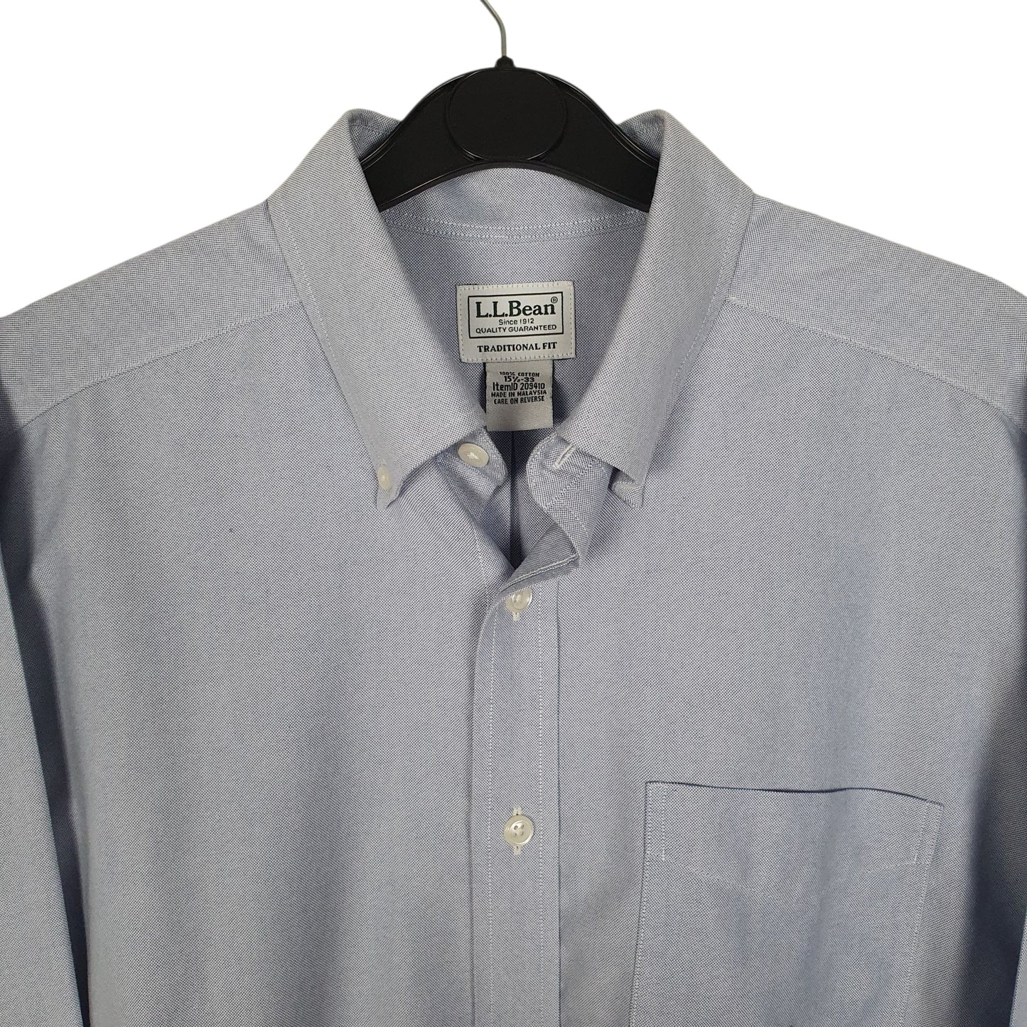 Mens Blue L.L.Bean   Shirt
