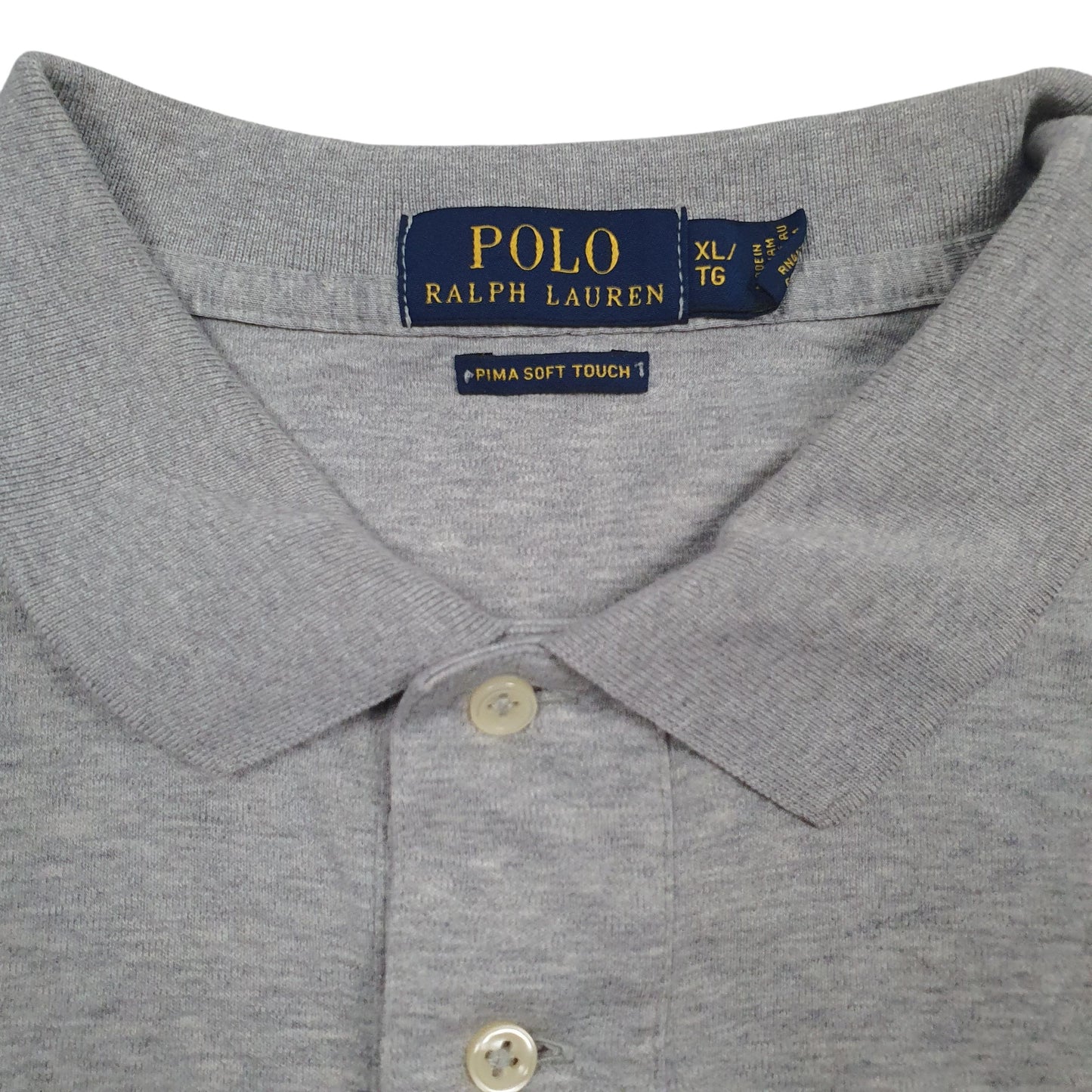 Mens Grey Polo Ralph Lauren   Polo Shirt