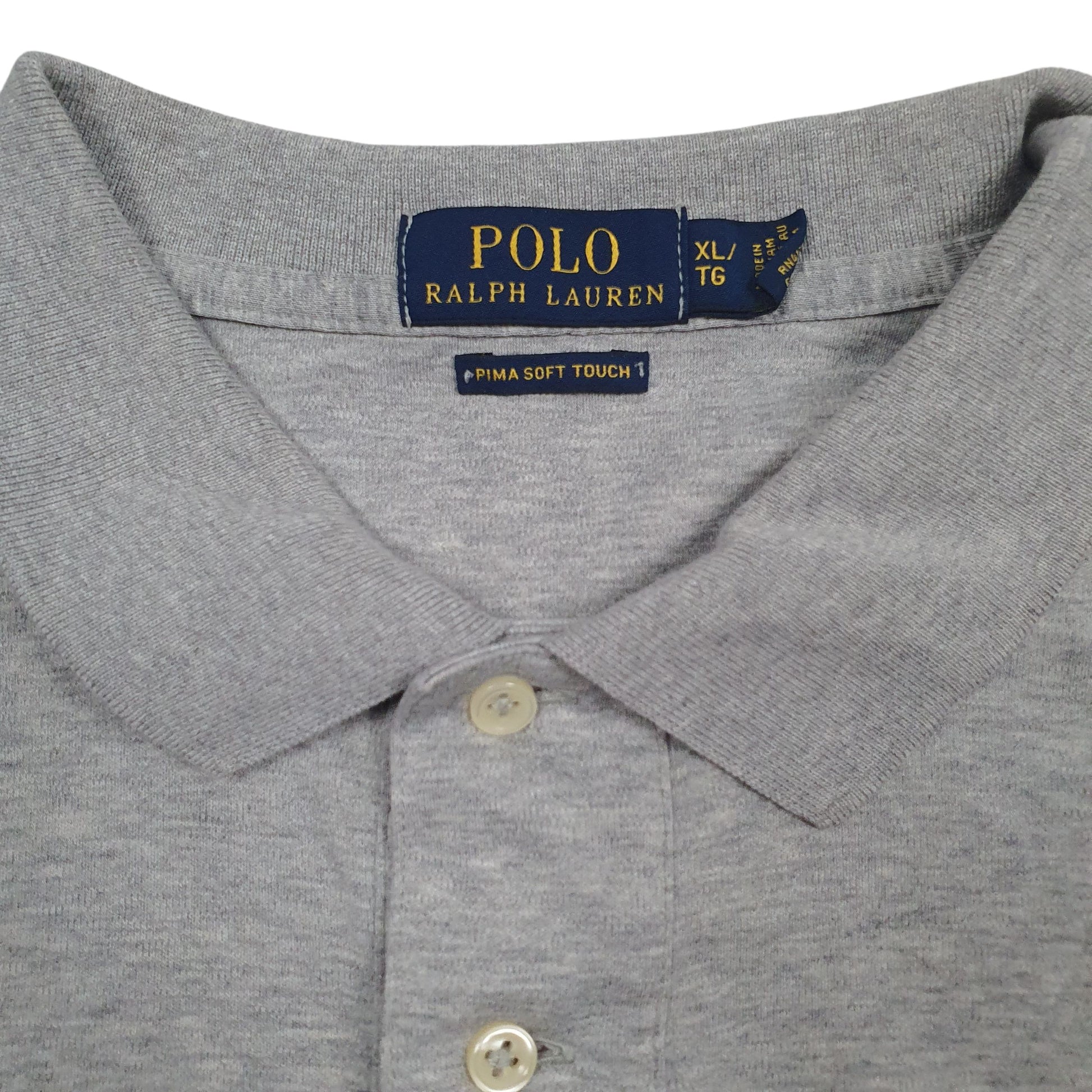 Mens Grey Polo Ralph Lauren   Polo Shirt
