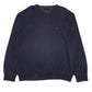 Mens Navy Tommy Hilfiger Lightweight Crewneck Jumper