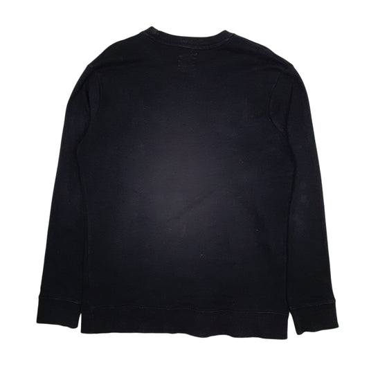 Mens Black Champion Lightweight Crewneck Jumper