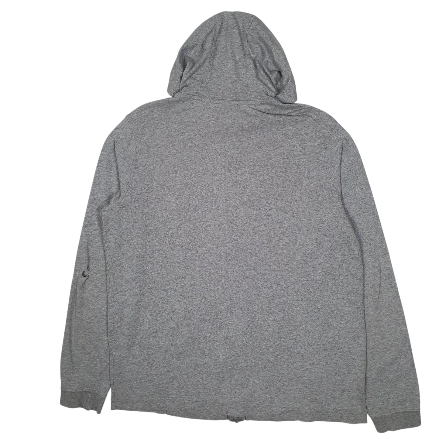 Mens Grey Nike Hoodie Lightweight Full Zip Jumper