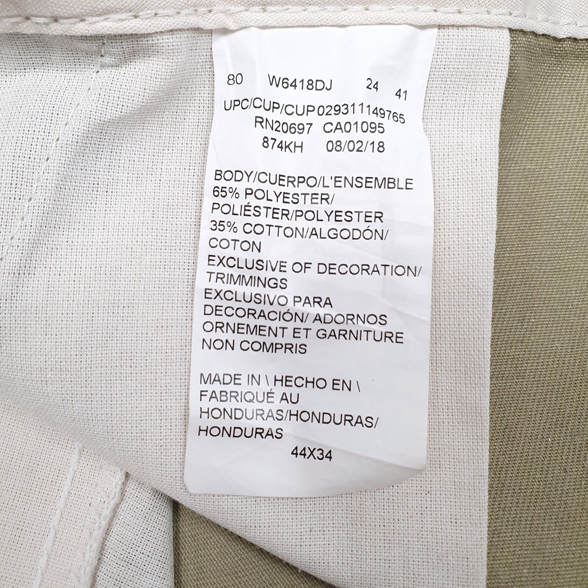 Mens Beige Dickies 874 Workwear  Trousers