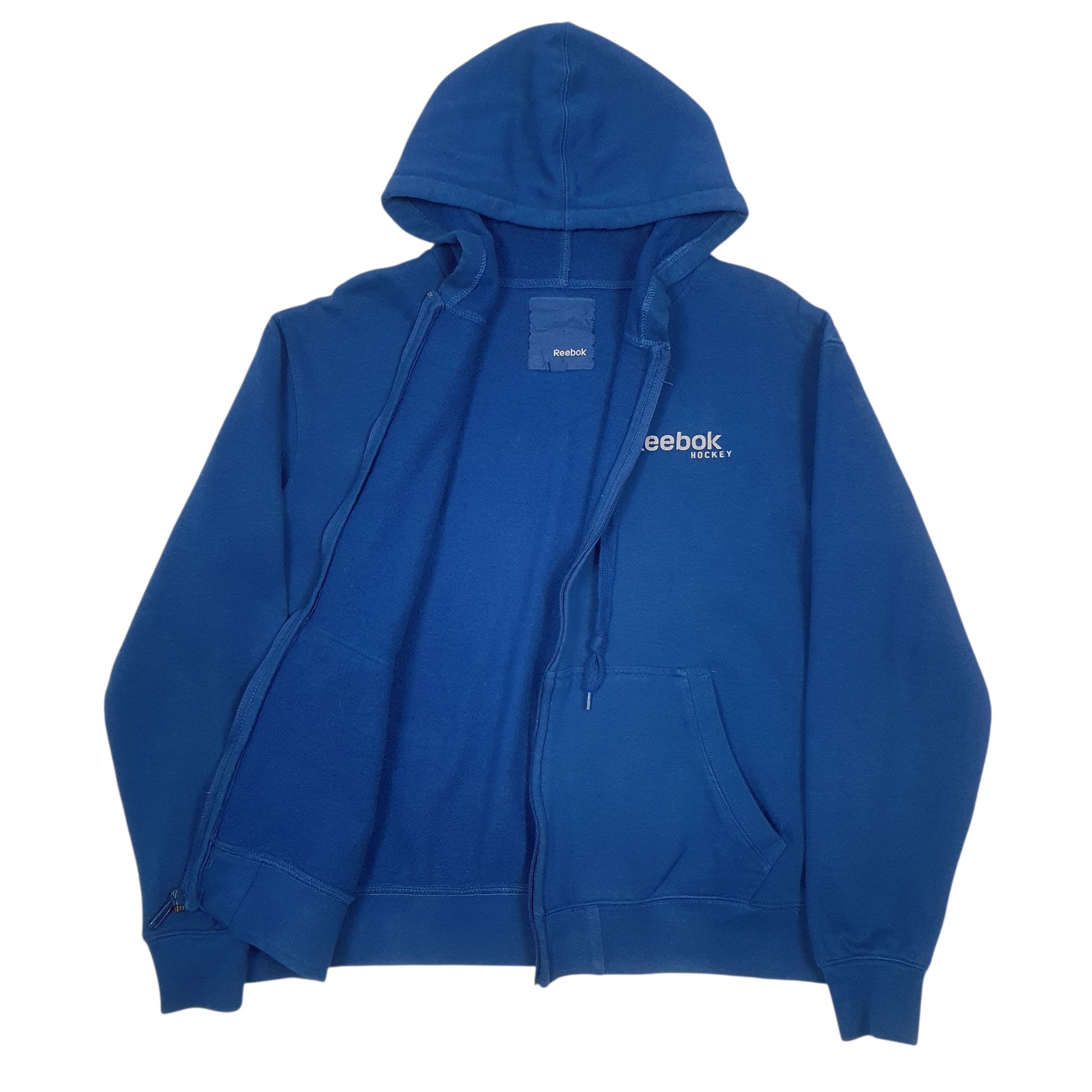 Womens Blue Reebok Hockey Full Zip Jumper