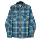Mens Blue L.L.Bean Flannel Long Sleeve Shirt