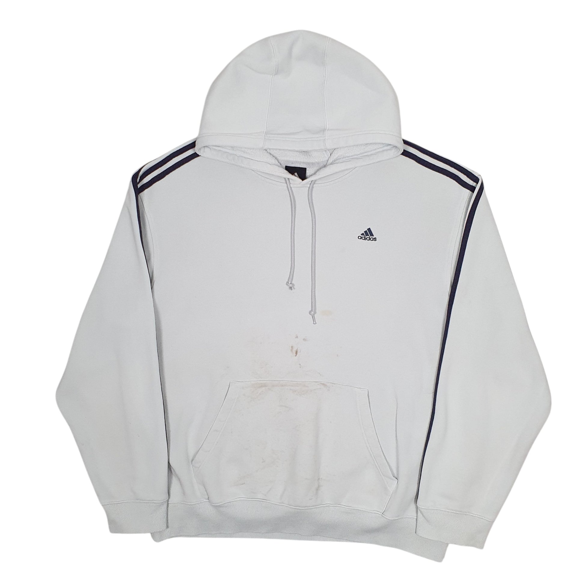 Mens Blue Adidas  Hoodie Jumper