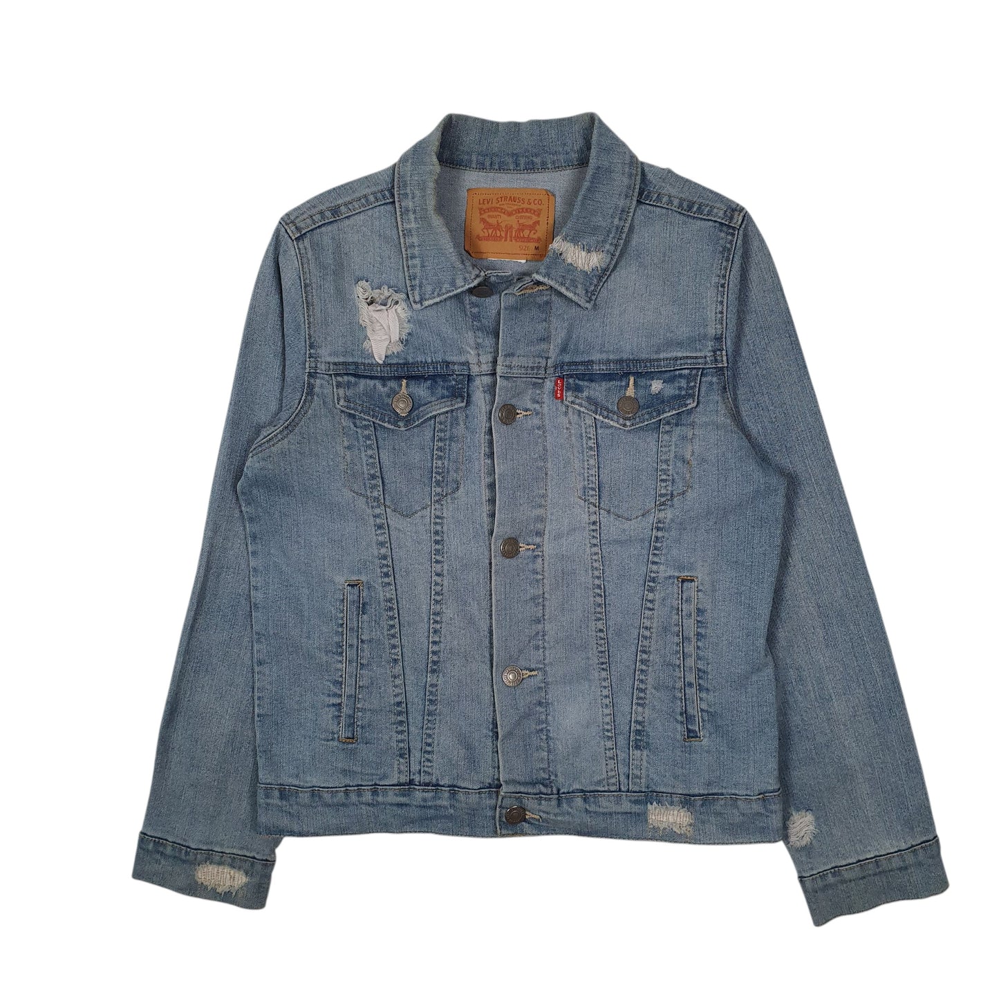 Womens Blue Levis   Coat