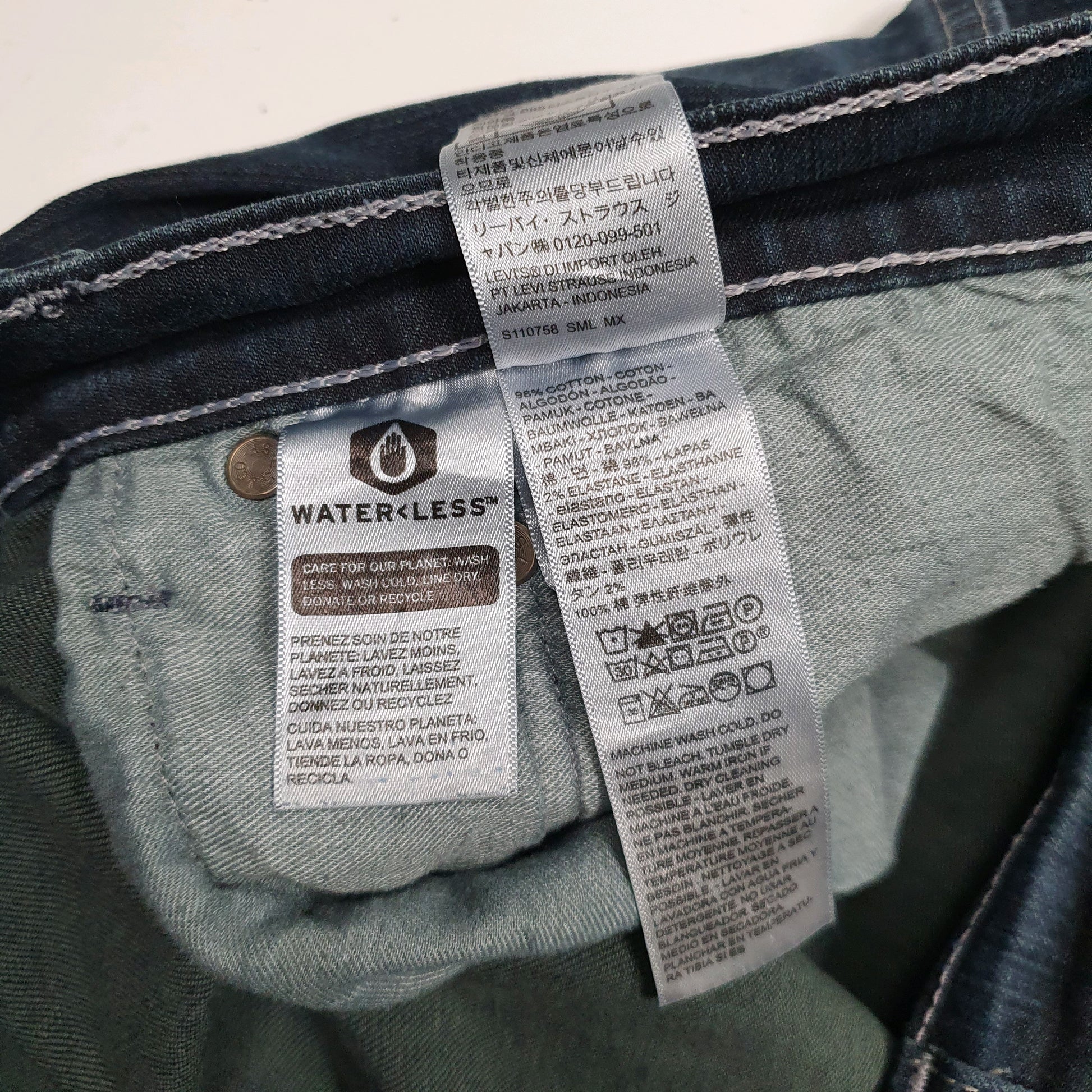 Mens Blue Levis Stretch  Jeans