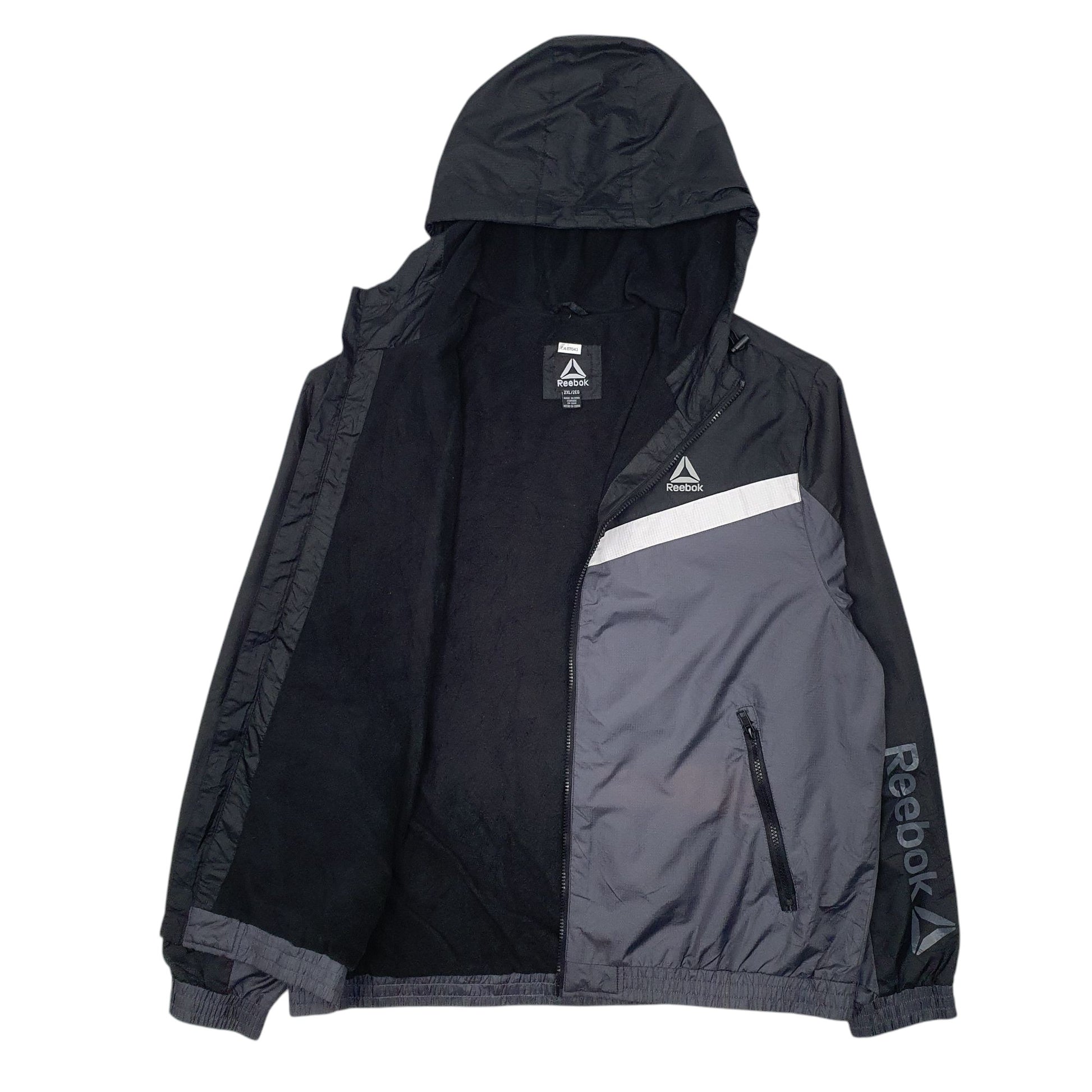 Mens Grey Reebok Fleece Lined  Coat