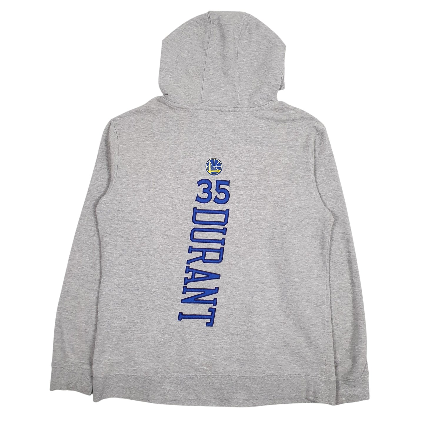 Mens Grey Fanatics NBA Durant Golden State Warriors Hoodie Jumper