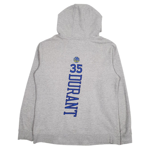 Mens Grey Fanatics NBA Durant Golden State Warriors Hoodie Jumper