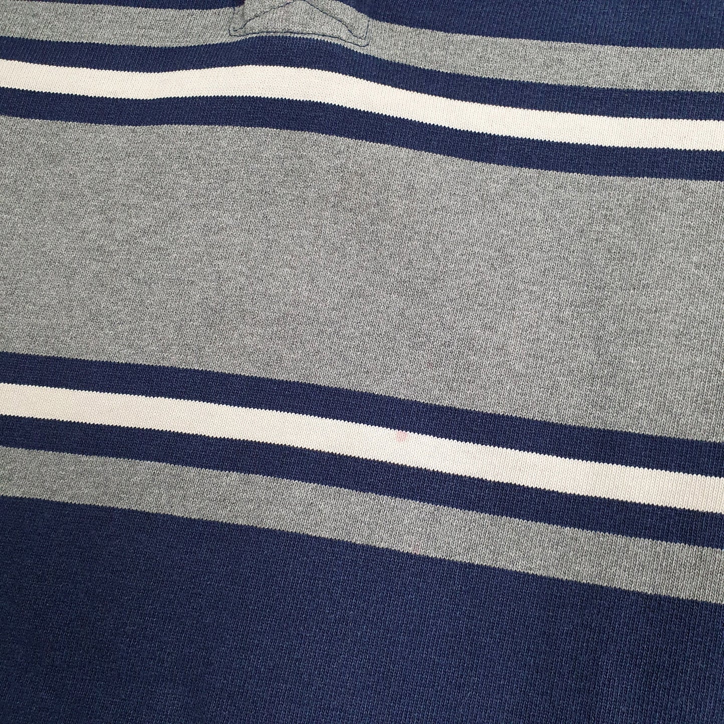 Mens Navy Barbarian Rugby Hoodie Polo Shirt