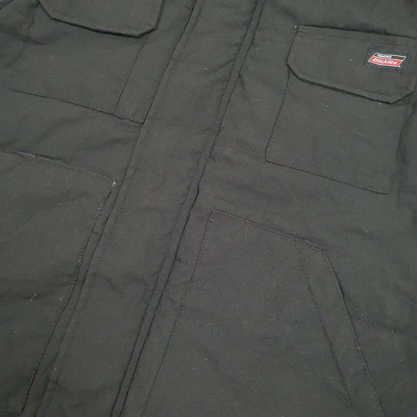 Mens Black Dickies Padded  Coat