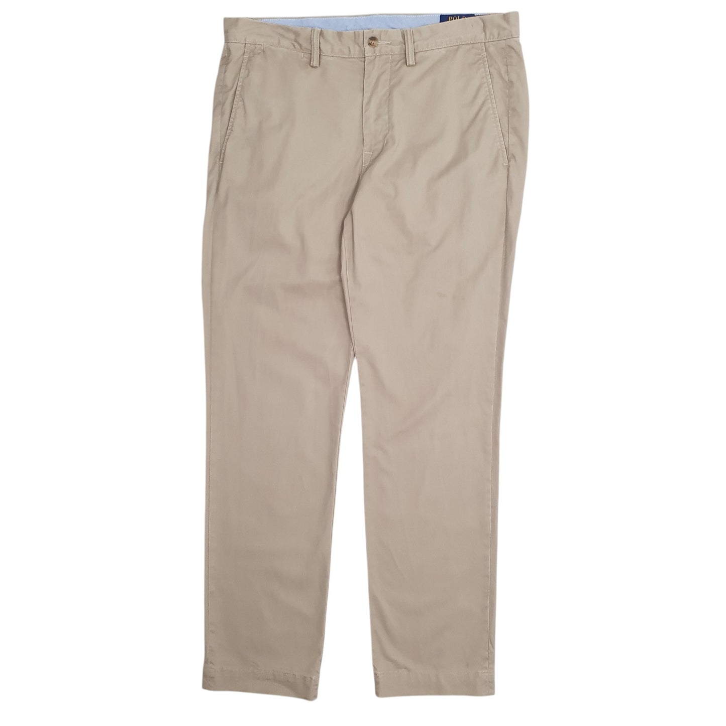 Mens Beige Polo Ralph Lauren Stretch Chino Trousers