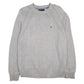 Mens Grey Tommy Hilfiger Knitwear Crewneck Jumper