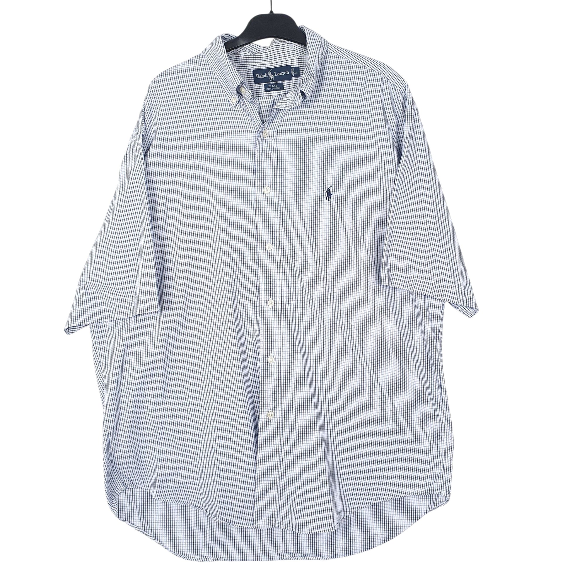 Mens Blue Ralph Lauren  Short Sleeve Shirt