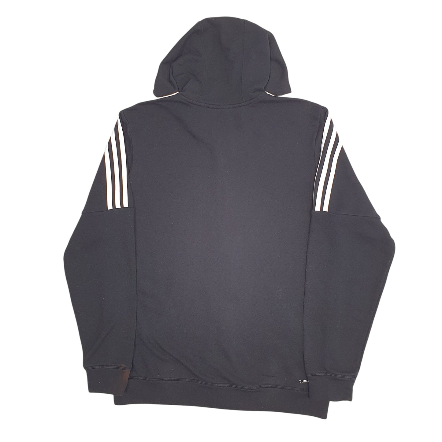 Mens Black Adidas Hoodie Full Zip Jumper