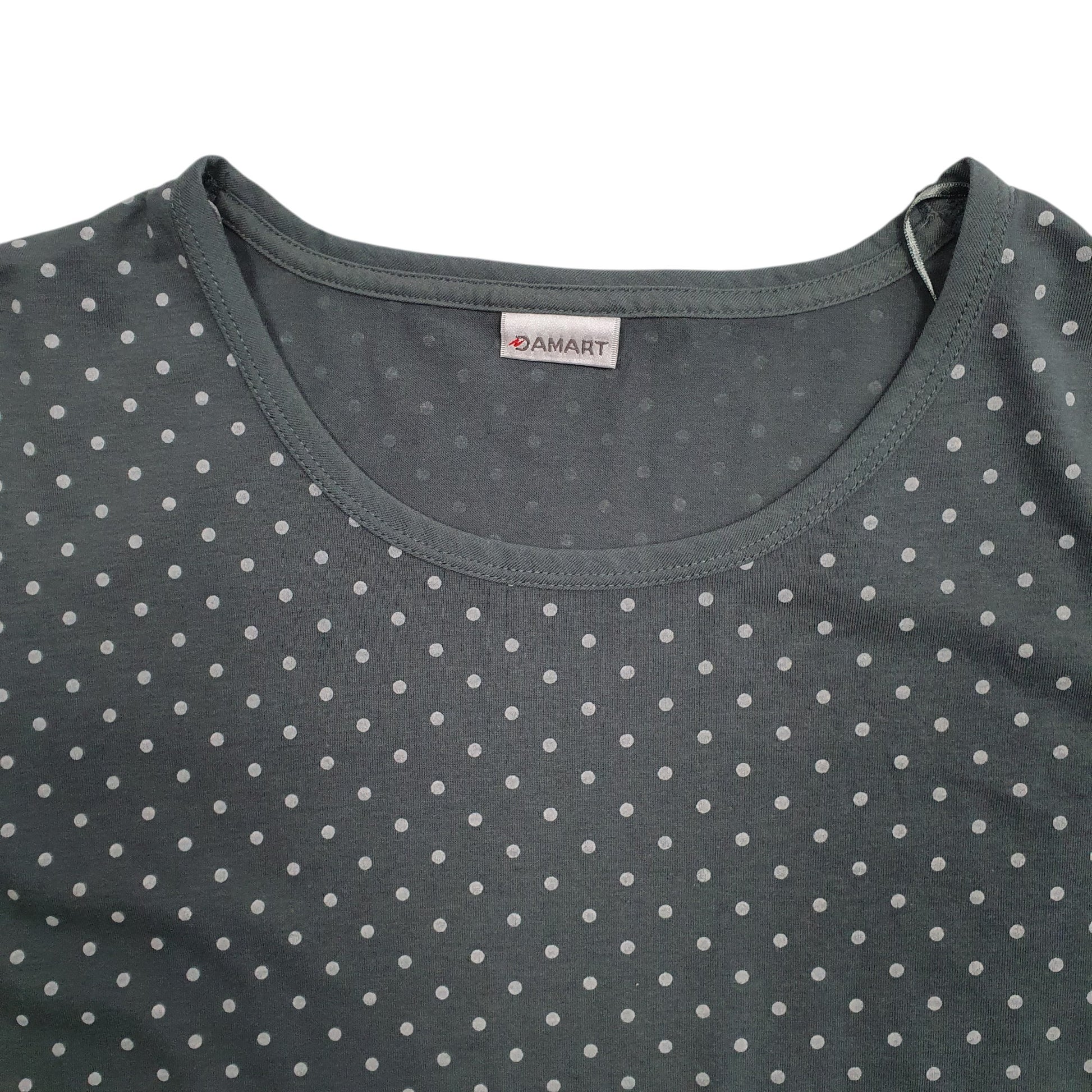 Womens Grey Damart Blouse  T Shirt