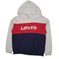 Mens White Levis  Hoodie Jumper