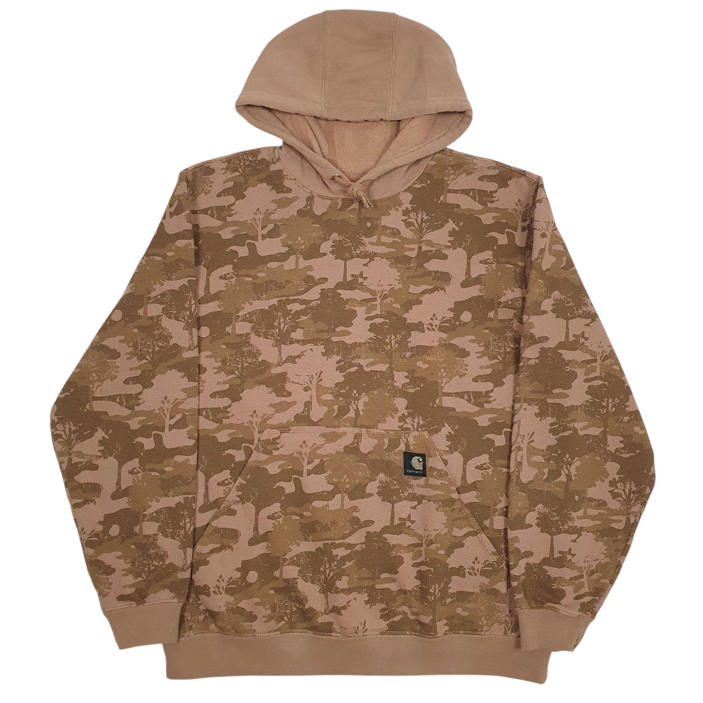 Mens Brown Carhartt Real Tree Hoodie Jumper