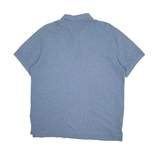 Mens Blue Polo Ralph Lauren Custom Slim Fit  Polo Shirt