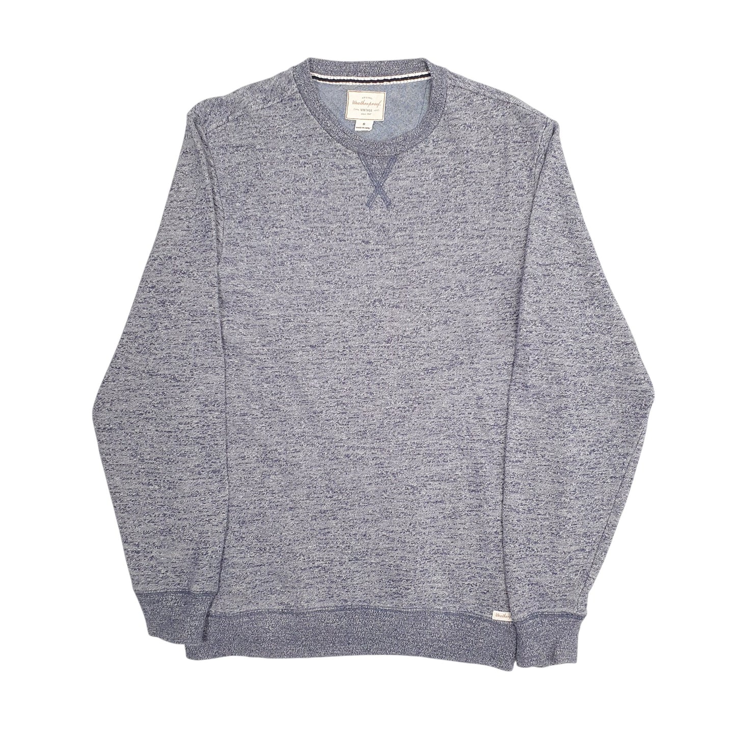 Mens Blue Weatherproof  Crewneck Jumper