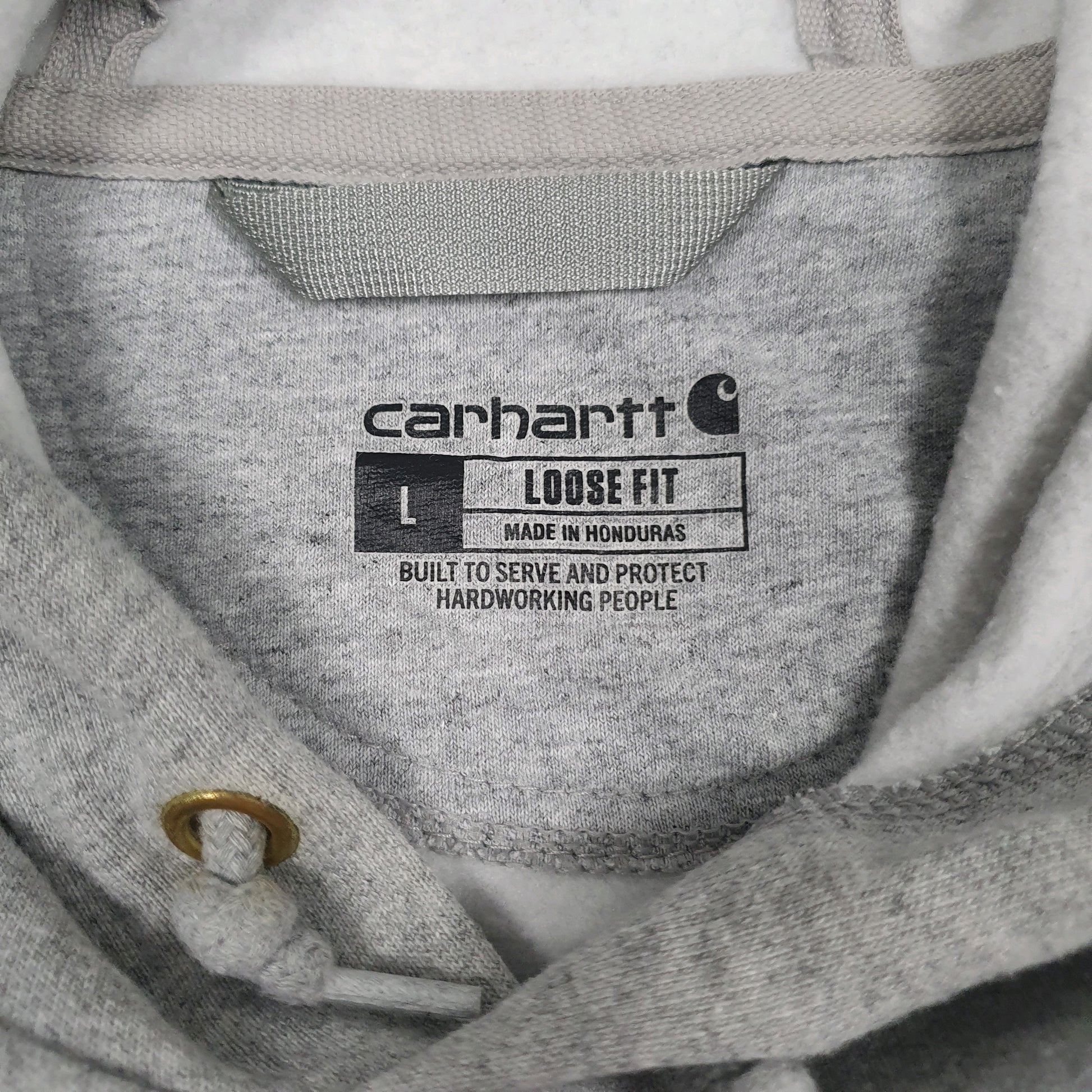 Mens Grey Carhartt  Hoodie Jumper