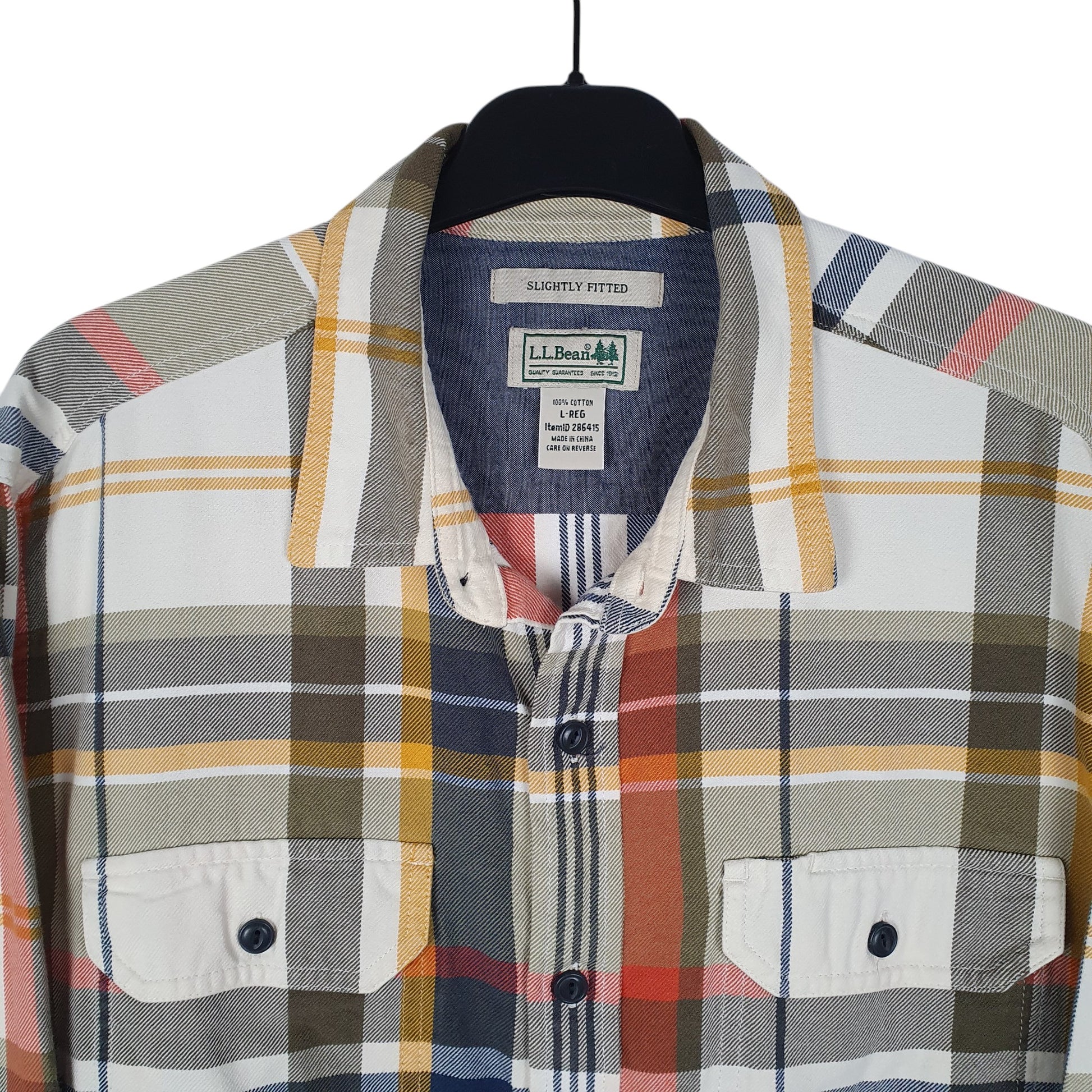 Mens Blue L.L.Bean   Shirt