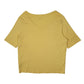 Mens Yellow Time & Tru  Hoodie T Shirt