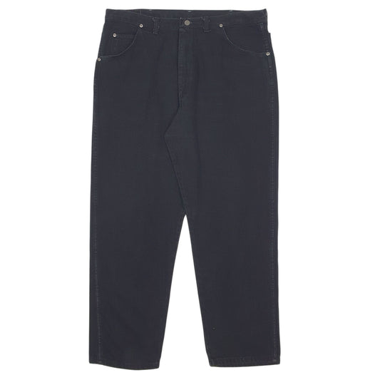 Mens Black Wrangler Vintage 90s Casual JeansW40 L30