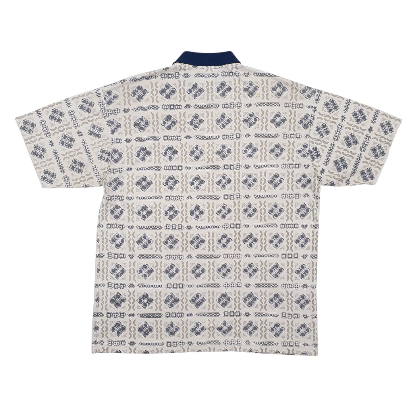 Mens White Fila   Polo Shirt