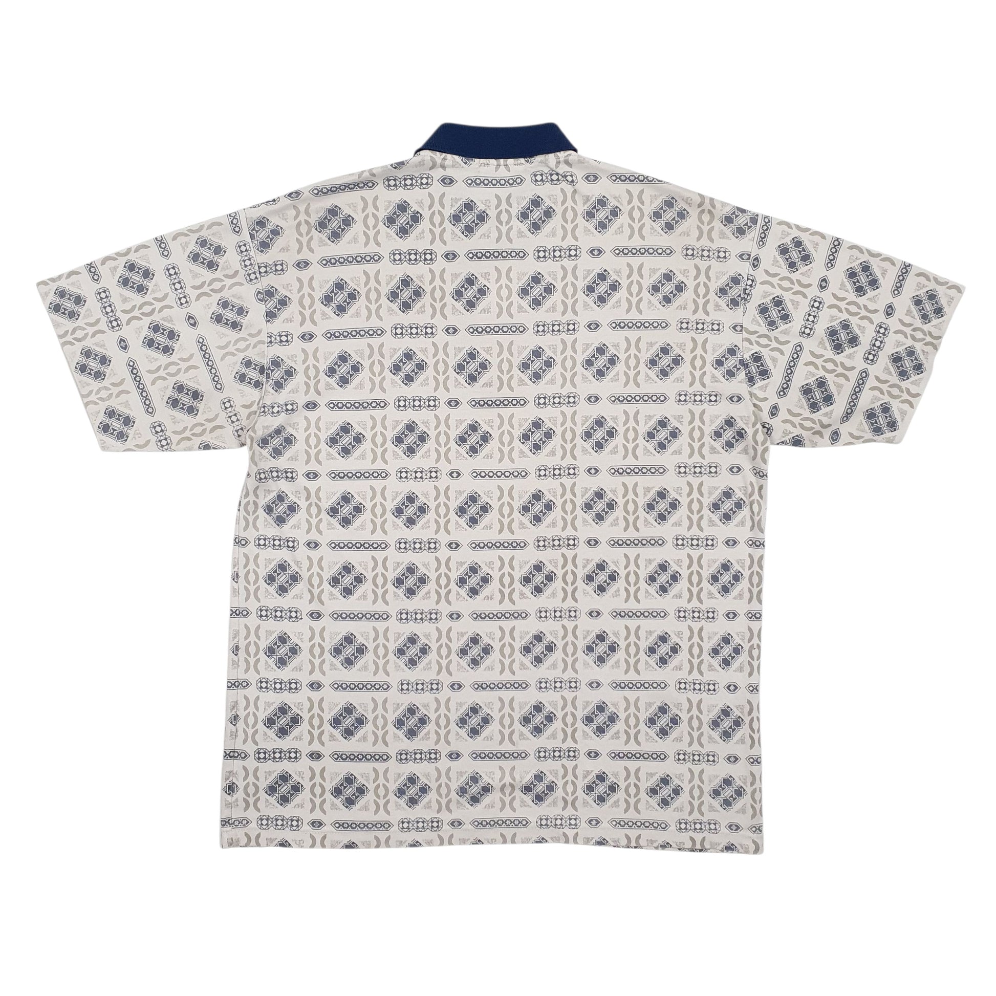 Mens White Fila   Polo Shirt