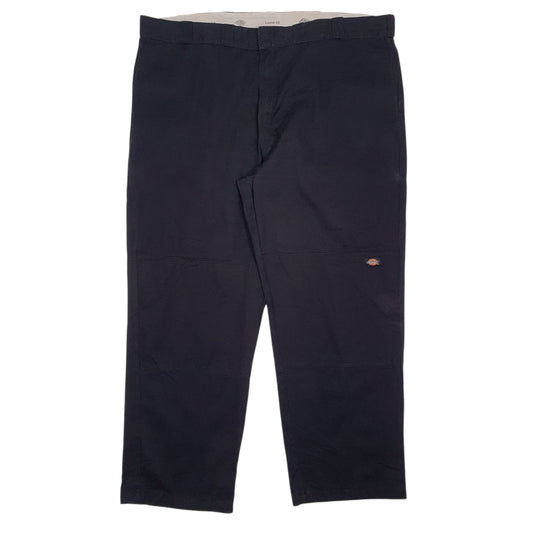 Mens Black Dickies Workwear Chino Trousers