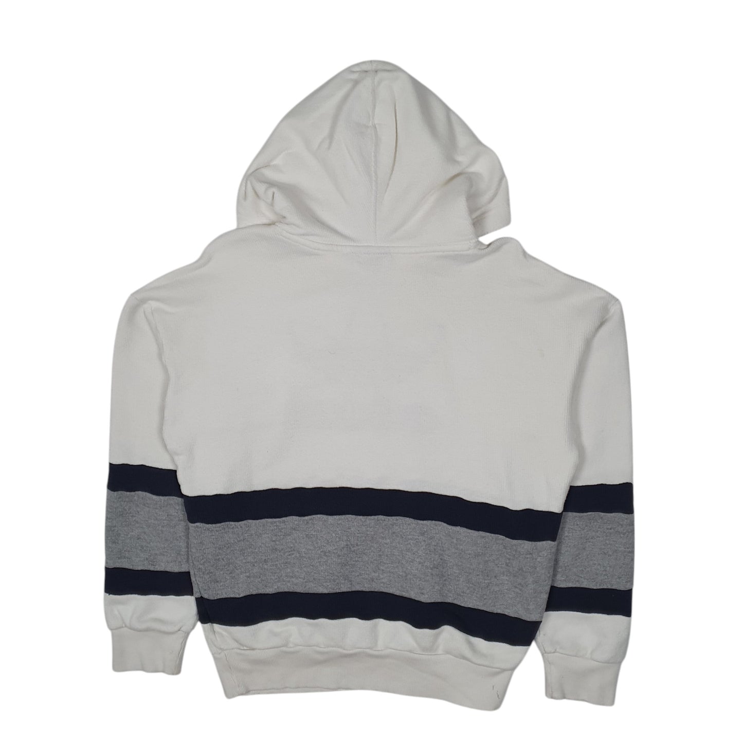 Womens White Adidas  Hoodie Jumper