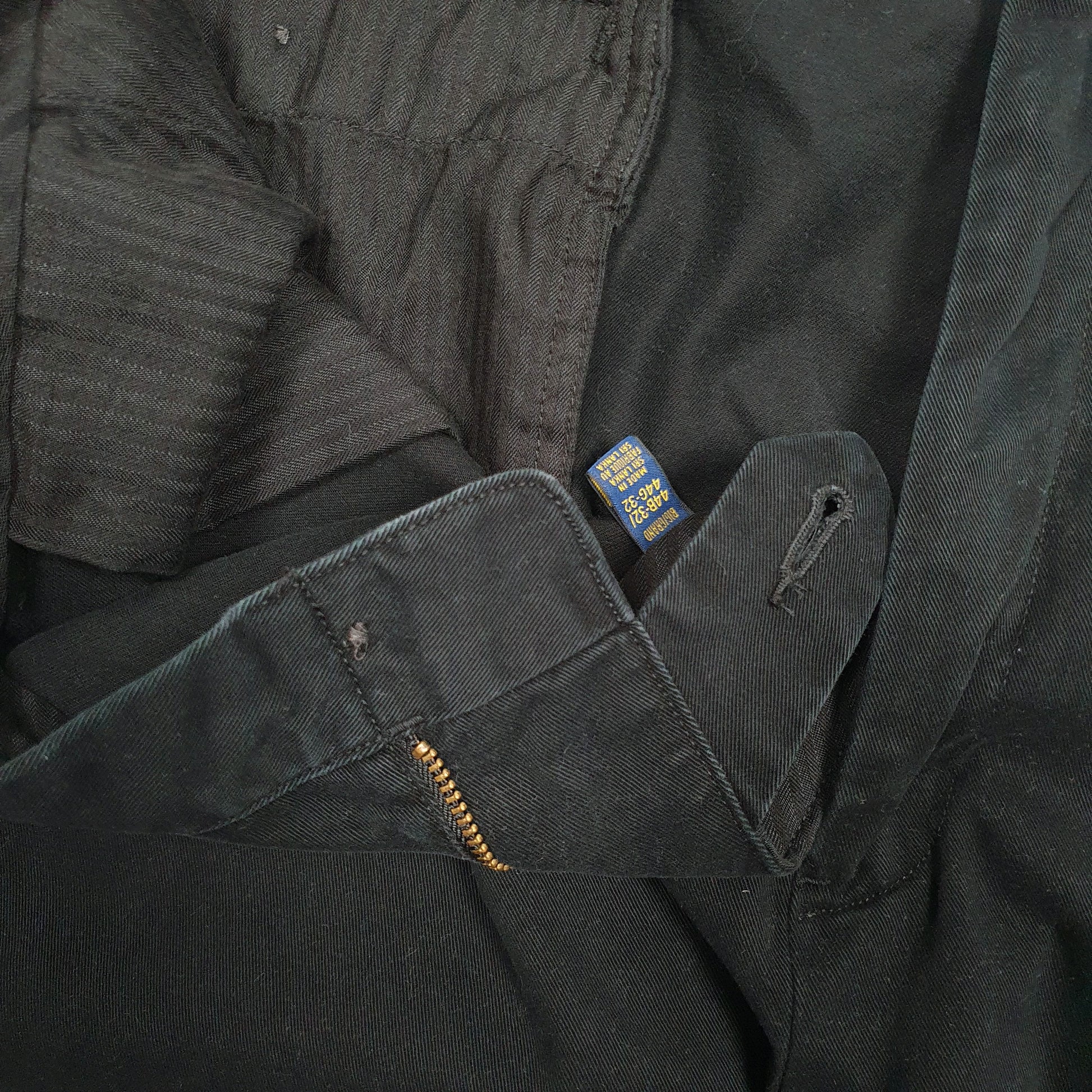 Mens Black Polo Ralph Lauren   Trousers