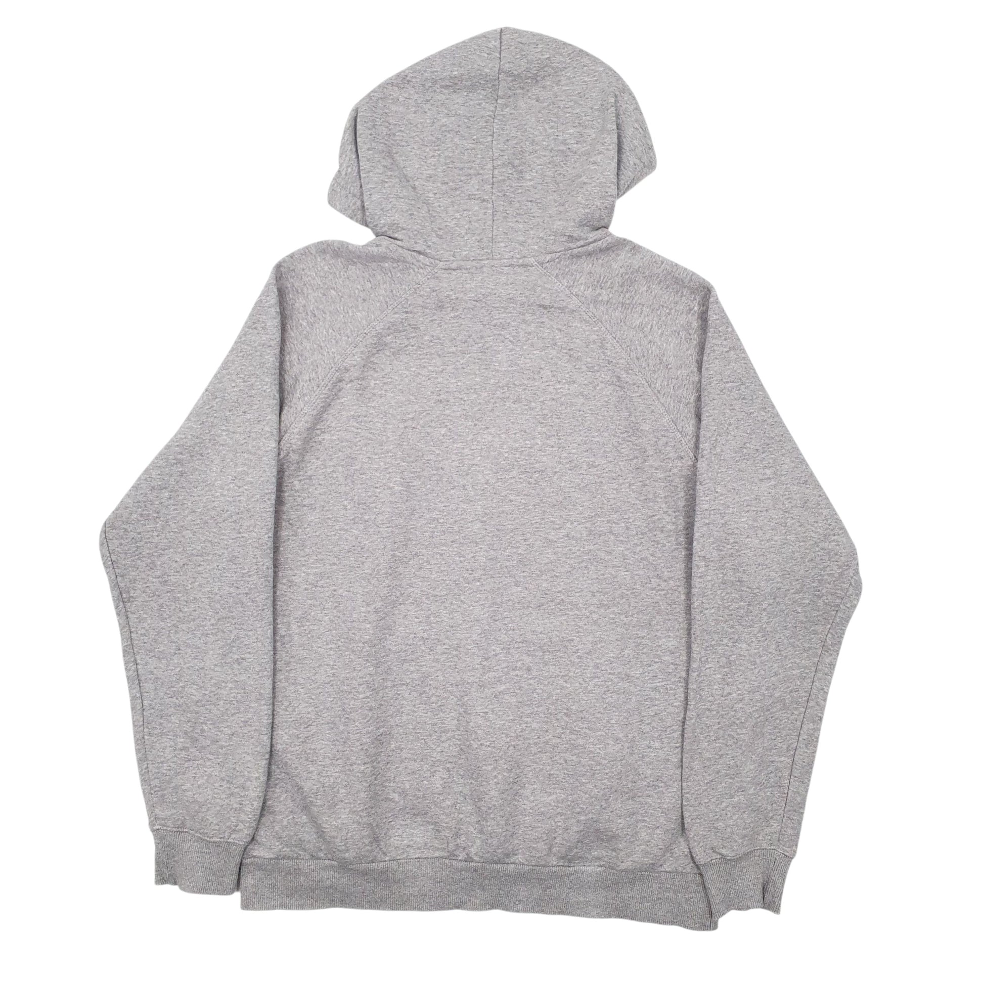 Mens Grey Adidas Spellout Hoodie Jumper