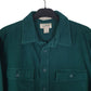 Mens Green L.L.Bean Thick Chamois  Shirt