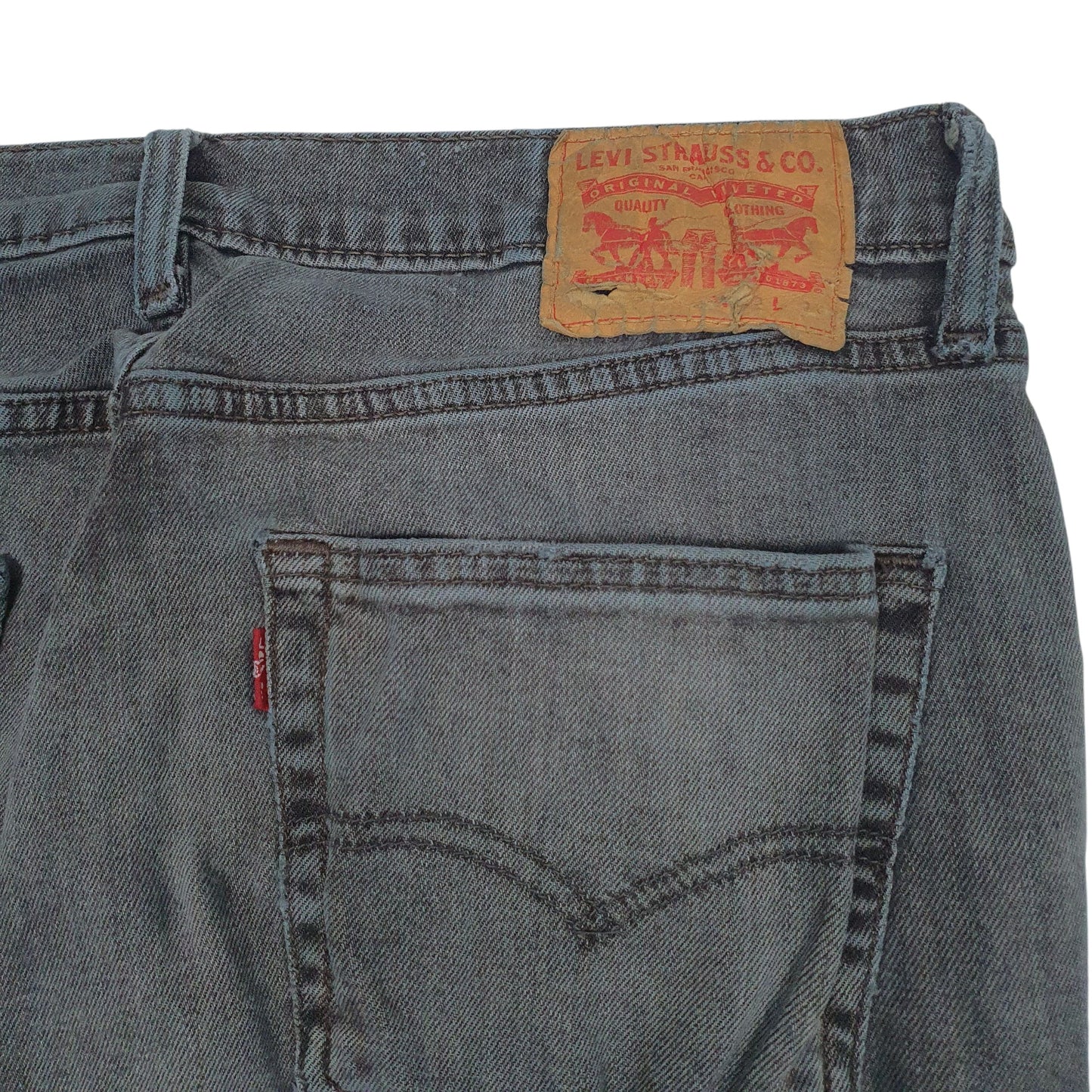 Mens Grey Levis   Jeans