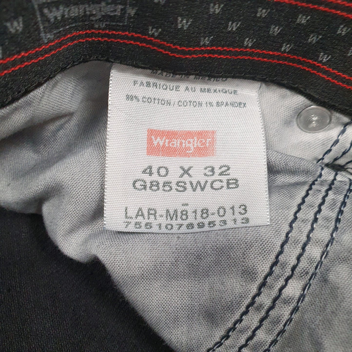 Mens Black Wrangler   Jeans