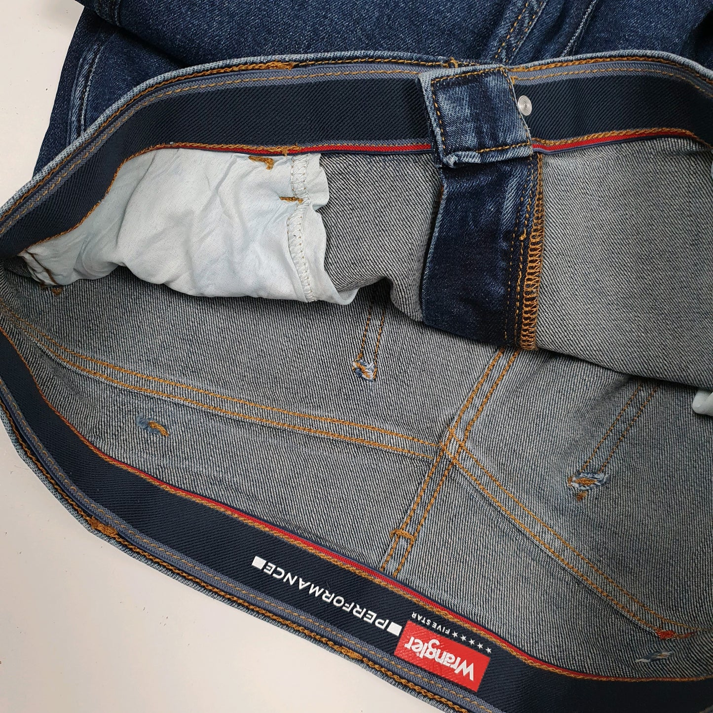 Mens Blue Wrangler Stretch  Jeans