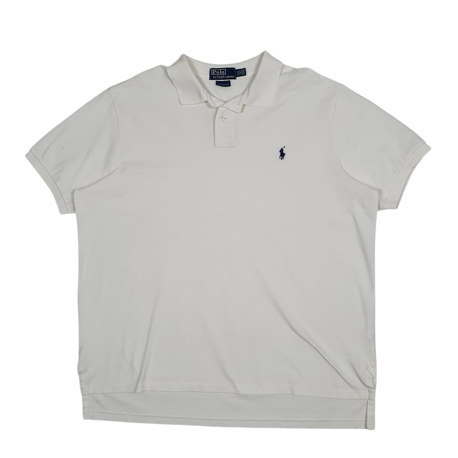 Mens White Polo Ralph Lauren  Short Sleeve Polo Shirt