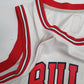 Mens White Nike NBA Chicago Bulls Jordan Jersey Crewneck T Shirt