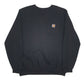 Mens Black Carhartt  Crewneck Jumper