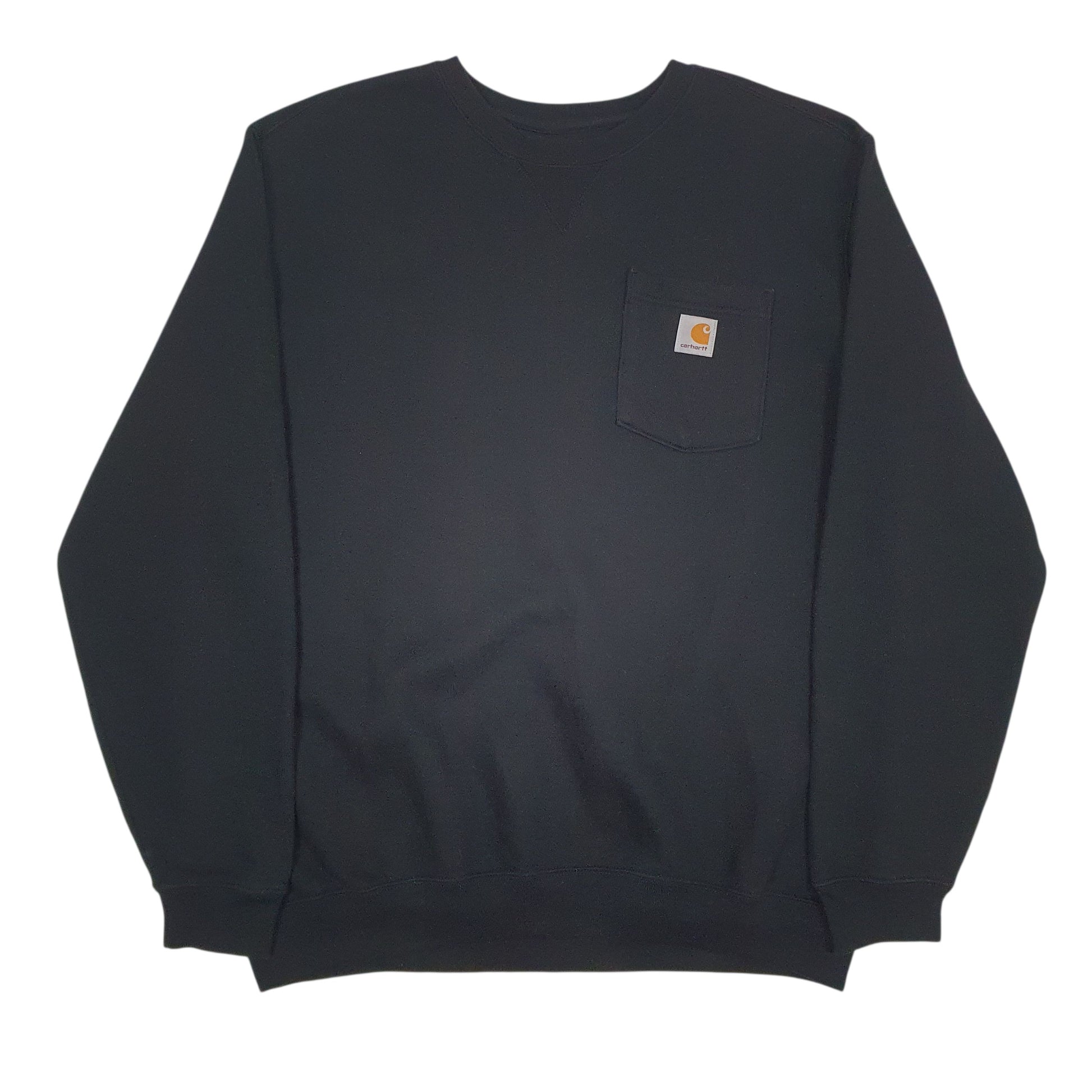 Mens Black Carhartt  Crewneck Jumper