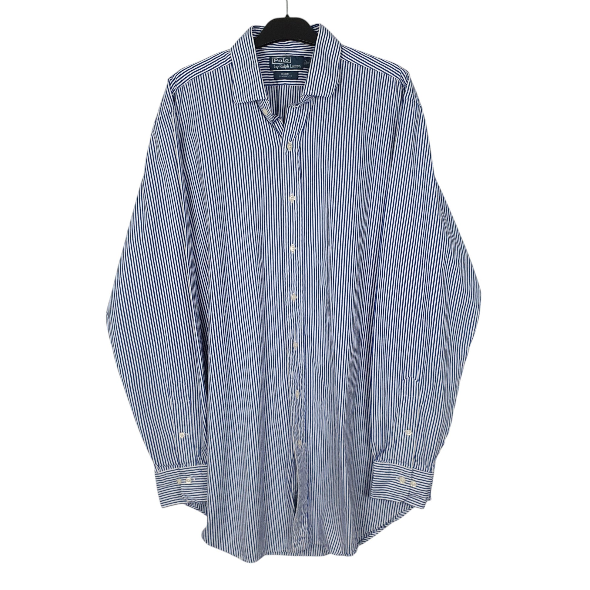 Mens Blue Polo Ralph Lauren Regent Long Sleeve Shirt