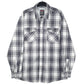 Mens Grey Wrangler Outdoor Long Sleeve Shirt