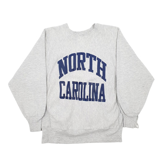 Mens Grey Champion Vintage Reverse Weave Crewneck Jumper