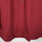 Mens Burgundy L.L.Bean Thick Chamois Tall  Shirt